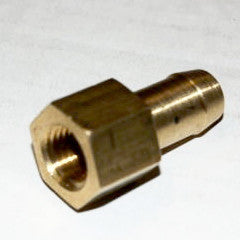 Brass Check Valve - 1/4" NPT to 1/2" Hose Barb - Hardware & Fittings - RetroMotion Innovations - 3